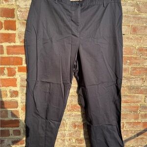 Lands' End Black Cropped Ankle Pants